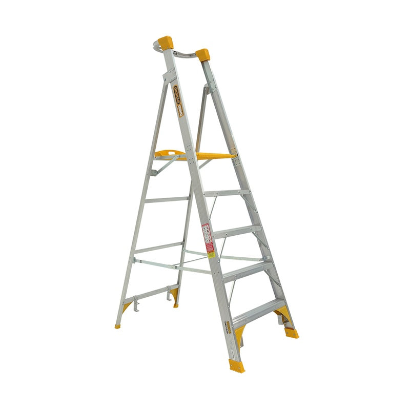 Gorilla Heavy Duty 5 Step Aluminium Platform Ladder (1.5m)