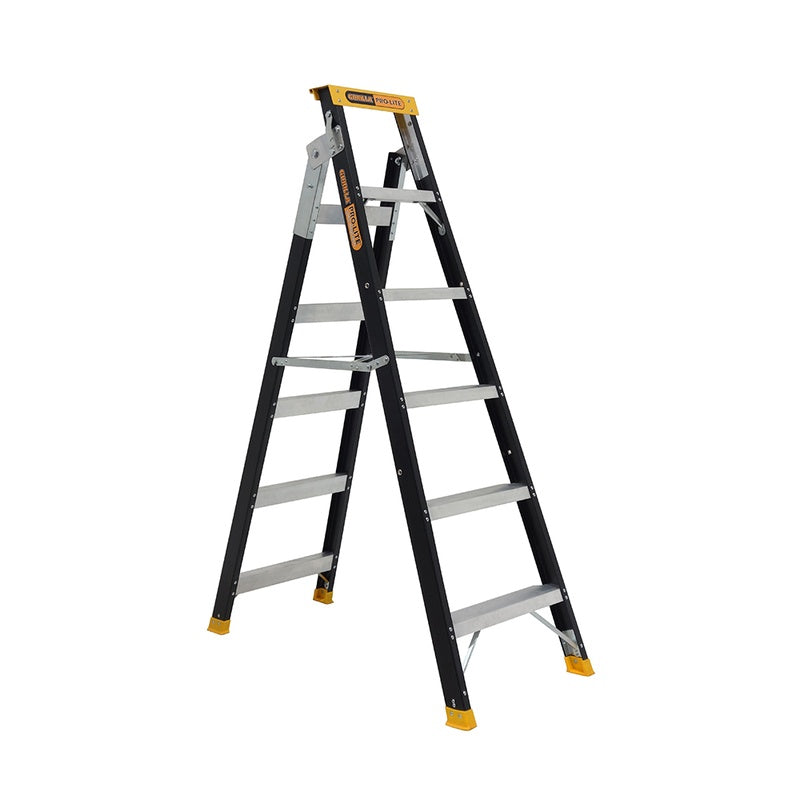 Gorilla Pro-Lite 6 Step Fibreglass Dual Purpose Ladder (1.75-3.13m)