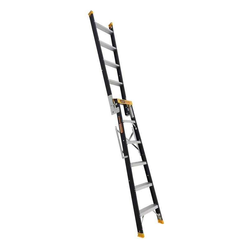 Gorilla Pro-Lite 6 Step Fibreglass Dual Purpose Ladder (1.75-3.13m)