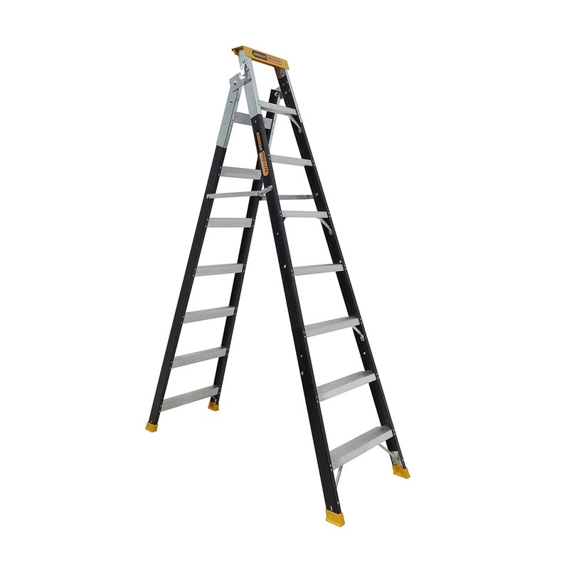 Gorilla Pro-Lite 8 Step Fibreglass Dual Purpose Ladder (2.35-4.35m)