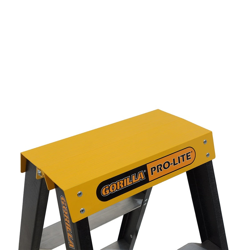 Gorilla Pro-Lite 8 Step Fibreglass Double Sided Ladder (2.35m)