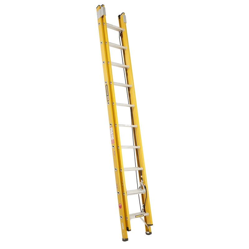 Gorilla Fibreglass Extension Ladder with Pole Mount 3.1-5.3m (10-17ft)
