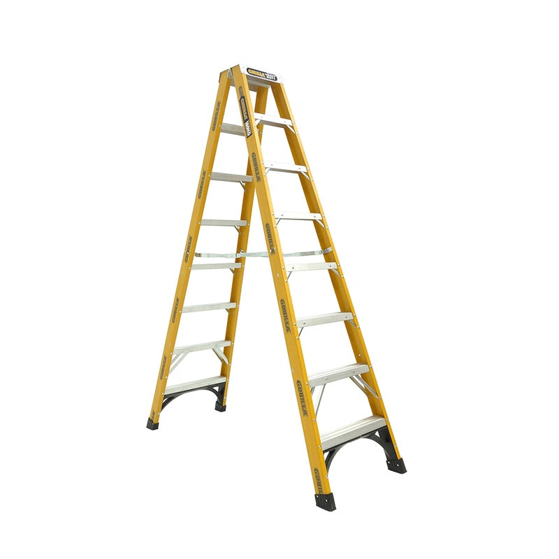Gorilla Heavy Duty 8 Step Fibreglass Double Sided Ladder (2.4m)