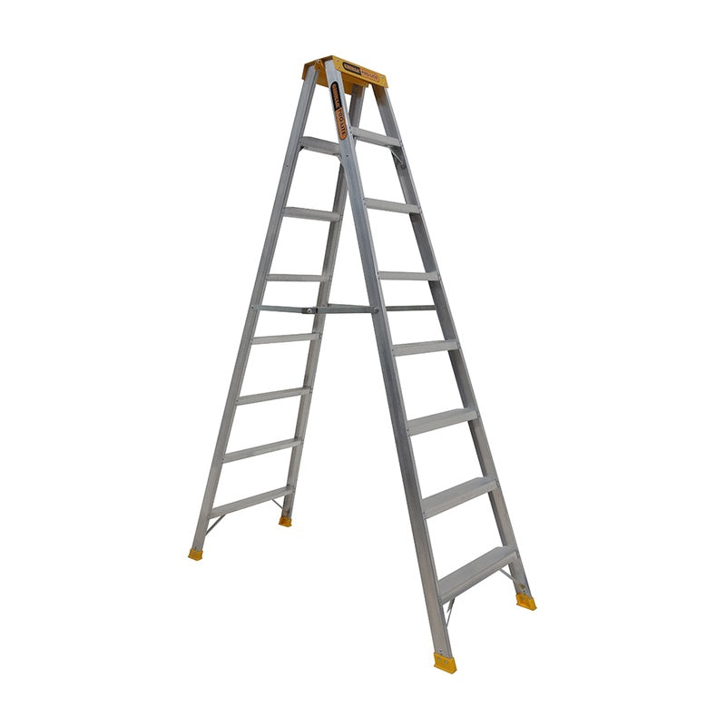 Gorilla Pro-Lite 8 Step Aluminium Double Sided Ladder (2.35m)