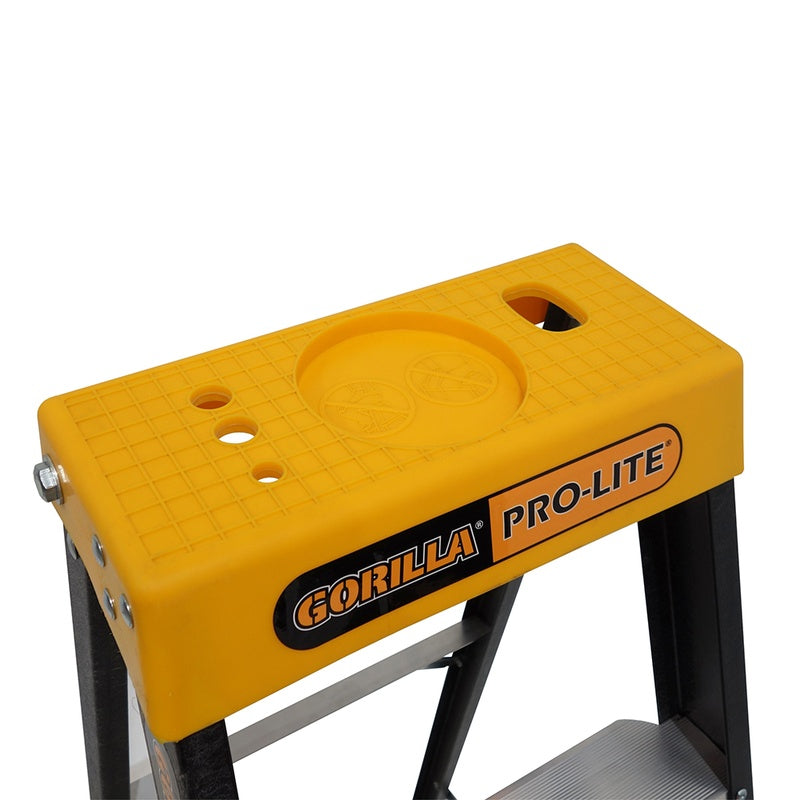 Gorilla Pro-Lite 8 Step Fibreglass Single Sided Ladder (2.35m)