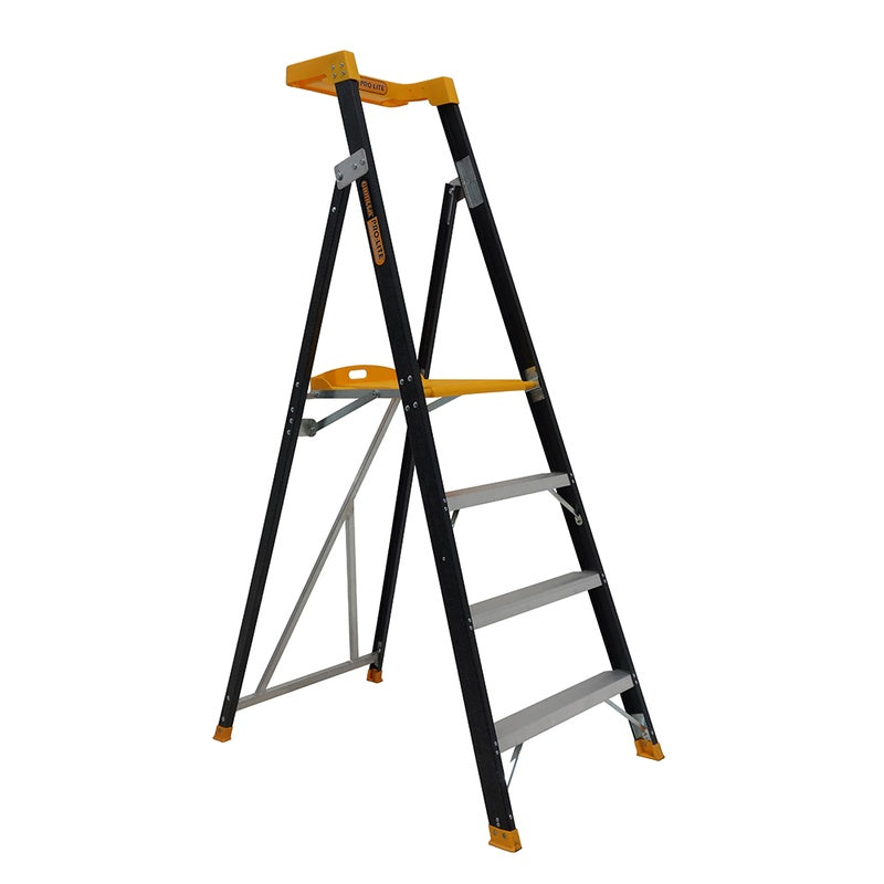 Gorilla Pro-Lite 4 Step Fibreglass Platform Ladder (1.14m)