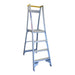 Indalex Pro Series Platform Ladder 4 Steps 1.2m Aluminium 180kg Industrial PROP7/4