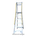 Indalex Pro Series Platform Ladder 4 Steps 1.2m Aluminium 180kg Industrial PROP7/4