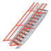 Total Aluminium 12 step adjustable aluminium stair with handrails AS-12STEPW