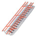 Total Aluminium 15 step adjustable aluminium stair with handrails AS-15STEPW