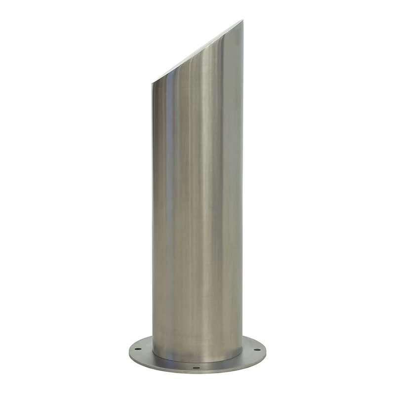Gorilla Fixed Surface Mounted Sloped Top Bollard 800mm Stainless Steel BOL-FX-080SS