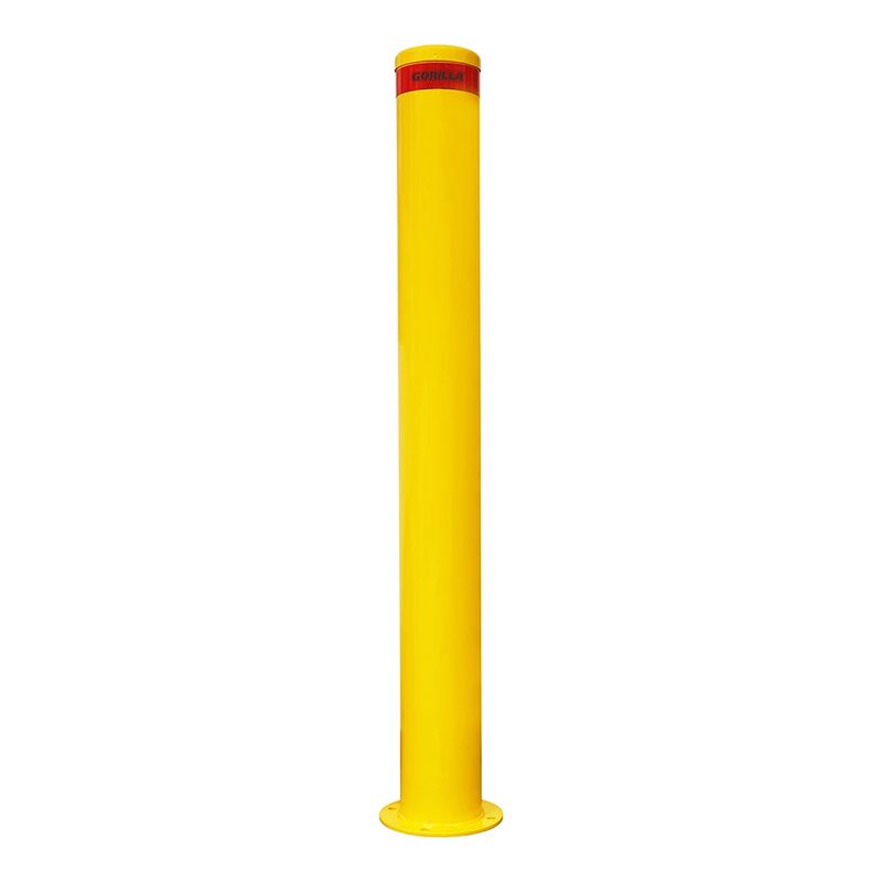 Gorilla Fixed Surface Mounted Bollard 1500mm Yellow 165mm BOL-FX-150.16