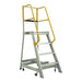 Gorilla Order Picking Ladder 1.2m (4ft) Aluminium 200kg Industrial GOP04K