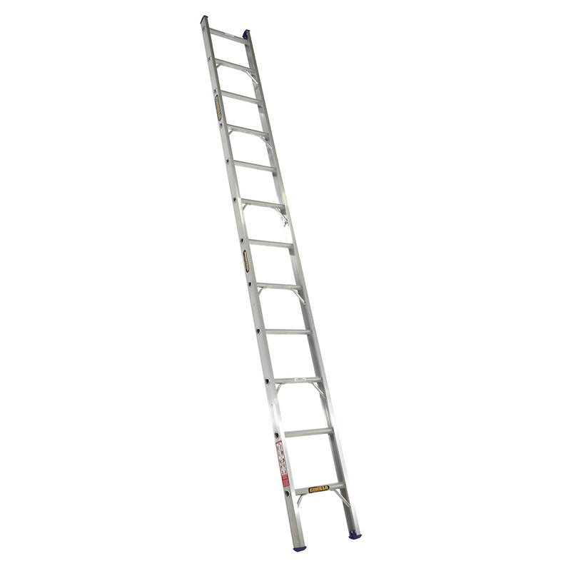Gorilla 12 Step Aluminium Single Builders Ladder (3.7m)
