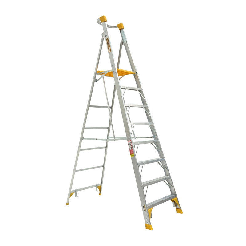 Gorilla Heavy Duty 8 Step Aluminium Platform Ladder (2.4m)