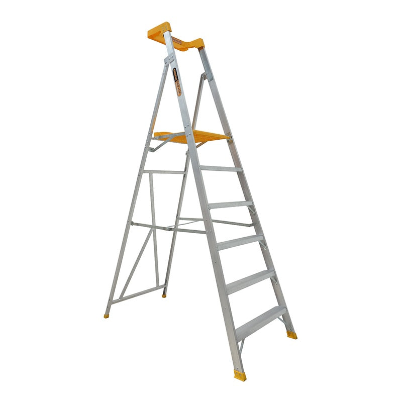Gorilla Pro-Lite 6 Step Aluminium Platform Ladder (1.75m)