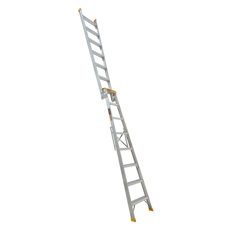 Gorilla Pro-Lite 8 Step Aluminium Dual Purpose Ladder (2.35-4.34m)