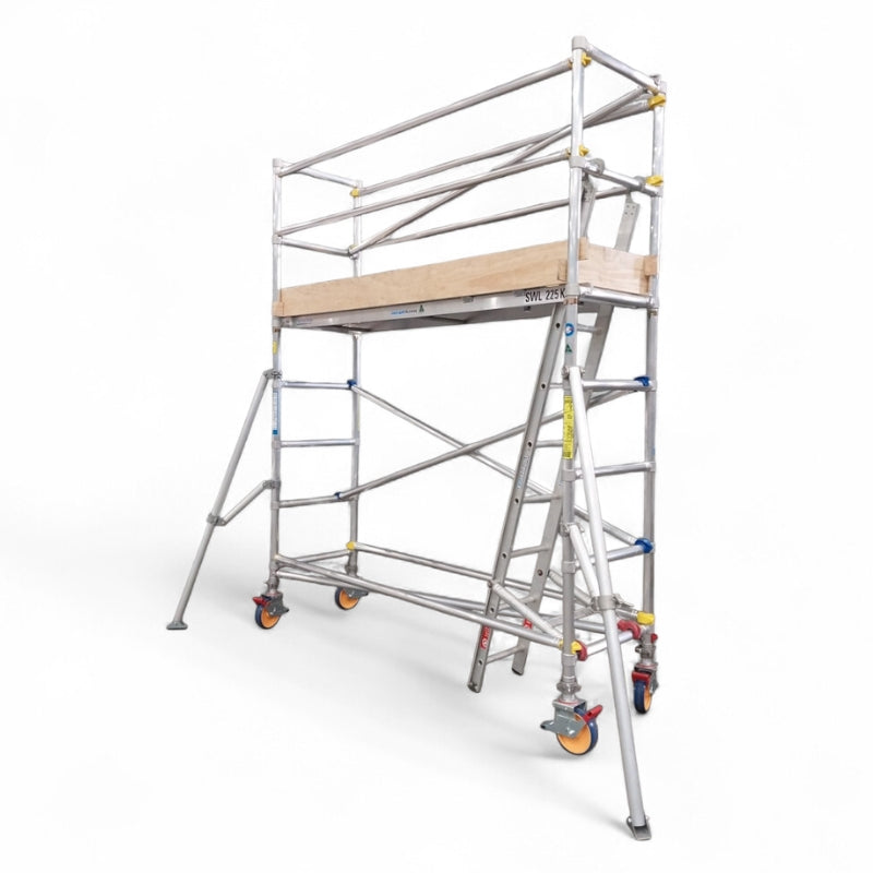 Instant Access 400 Series Single Width Aluminium Mobile Scaffold Tower, Australian Made (0.7m width x 1.8m length)