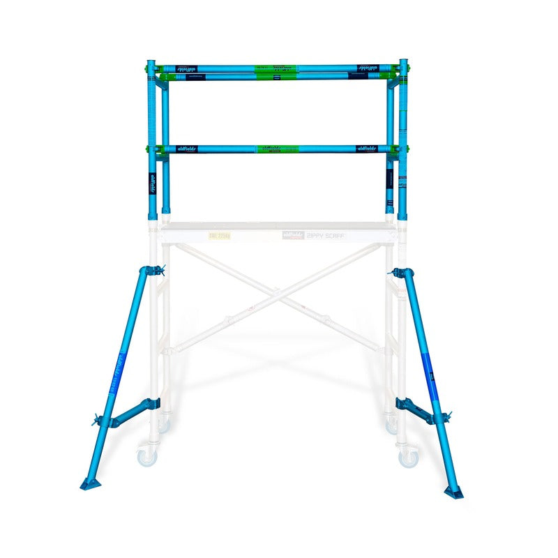 Oldfields 1.5m Zippy Scaff Mini Aluminium Scaffold Guard Rail Pack Onl ...