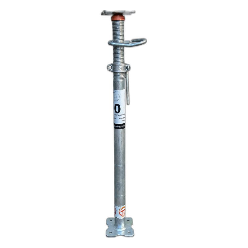 Total Aluminium galvanised adjustable formwork prop No. 0 P0, 1.07m to 1.82m