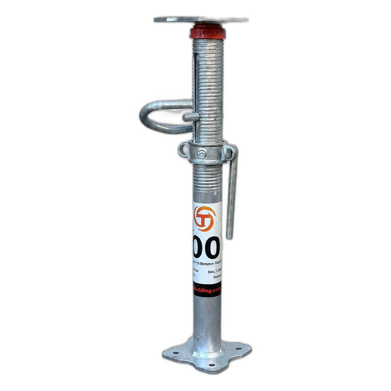 Total Aluminium galvanised adjustable formwork prop No. 00 P00, 0.69m to 1.16m