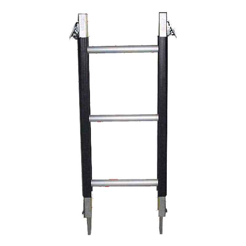 Indalex PFSL3M 0.9M  Industrial Fibreglass 150KG Pro Series Sectional Ladder (Middle), section middle, on white background