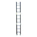 Indalex PFSL3T 1.1M  Industrial Fibreglass 150KG Pro Series Sectional Ladder (Top), assembled 3 sections, on white background