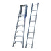 Indalex PROC8 2.4M-4.1M  Industrial Aluminium 150KG Pro Series Combination Ladder, 1, on white background