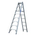 Indalex PROC8 2.4M-4.1M  Industrial Aluminium 150KG Pro Series Combination Ladder, 2, on white background