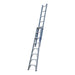Indalex PROC8 2.4M-4.1M  Industrial Aluminium 150KG Pro Series Combination Ladder, 7, on white background