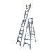 Indalex PRODP7 2.1M-3.8M  Industrial Aluminium 180KG Pro Series Dual Purpose Step Ladder, view 1, on white background