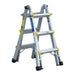 Indalex PROMT11 1.0M-3.0M  Industrial Aluminium 150KG Pro Series Telescopic Ladder, view 2, on white background