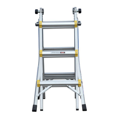 Indalex PROMT11 1.0M-3.0M  Industrial Aluminium 150KG Pro Series Telescopic Ladder, view 3, on white background