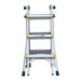 Indalex PROMT11 1.0M-3.0M  Industrial Aluminium 150KG Pro Series Telescopic Ladder, view 3, on white background