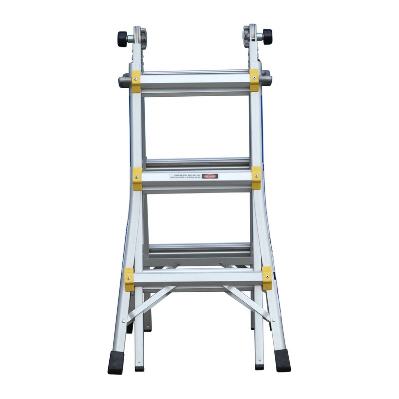 Indalex PROMT11 1.0M-3.0M  Industrial Aluminium 150KG Pro Series Telescopic Ladder, view 3, on white background