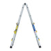 Indalex PROMT11 1.0M-3.0M  Industrial Aluminium 150KG Pro Series Telescopic Ladder, view 4, on white background
