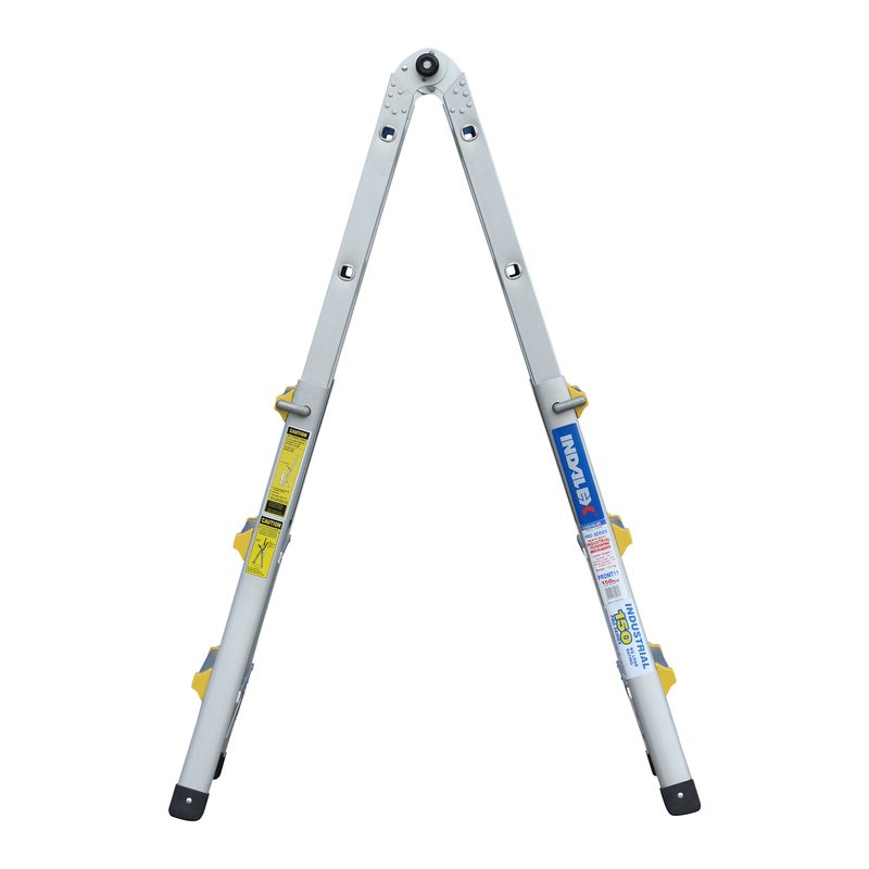 Indalex PROMT11 1.0M-3.0M  Industrial Aluminium 150KG Pro Series Telescopic Ladder, view 4, on white background
