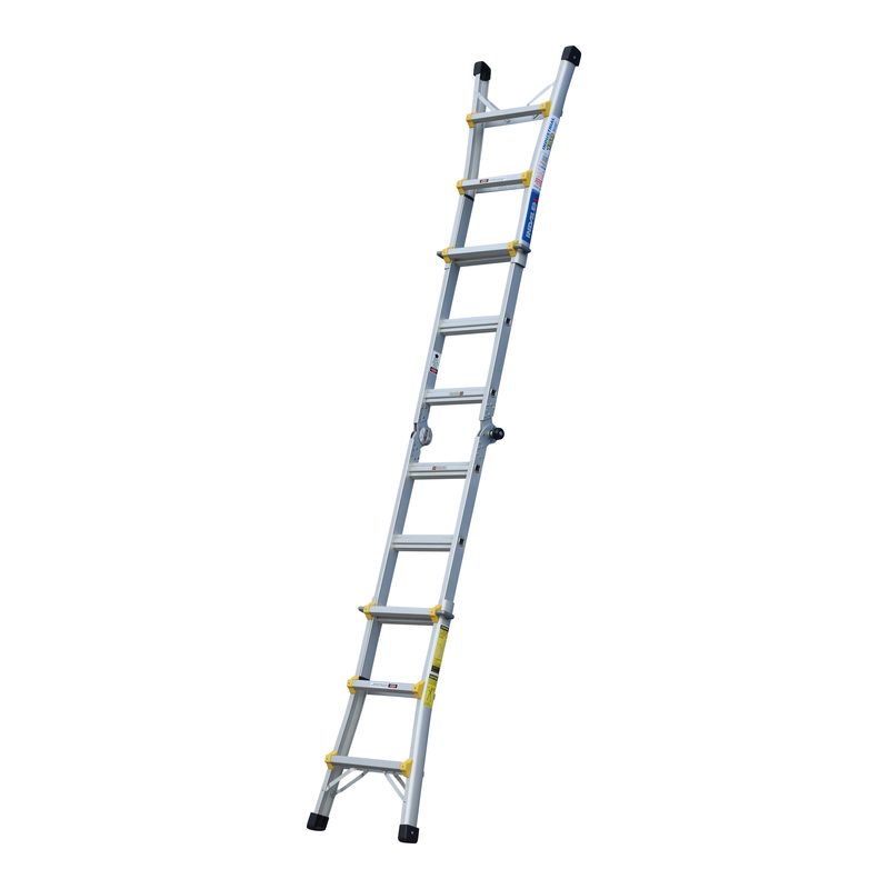 Indalex PROMT11 1.0M-3.0M  Industrial Aluminium 150KG Pro Series Telescopic Ladder, view 7, on white background