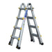 Indalex PROMT15 1.3M-4.2M  Industrial Aluminium 150KG Pro Series Telescopic Ladder, view 2, on white background
