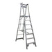 Indalex Pro Series Platform Ladder 7 Steps 2.1m Aluminium 180kg Industrial PROP10/7