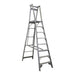Indalex Pro Series Platform Ladder 8 Steps 2.4m Aluminium 180kg Industrial PROP11/8
