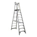 Indalex Pro Series Platform Ladder 9 Steps 2.7m Aluminium 150kg Industrial PROP12/9