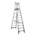Indalex Pro Series Platform Ladder 10 Steps 3m Aluminium 150kg Industrial PROP13/10