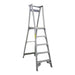 Indalex Pro Series Platform Ladder 5 Steps 1.5m Aluminium 180kg Industrial PROP8/5