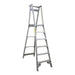 Indalex Pro Series Platform Ladder 6 Steps 1.8m Aluminium 180kg Industrial PROP9/6