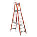 Indalex Pro Series Fibreglass Platform Ladder 8 Steps 2.4m 180kg Industrial PROPF11/8
