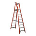 Indalex Pro Series Fibreglass Platform Ladder 9 Steps 2.7m 180kg Industrial PROPF12/9