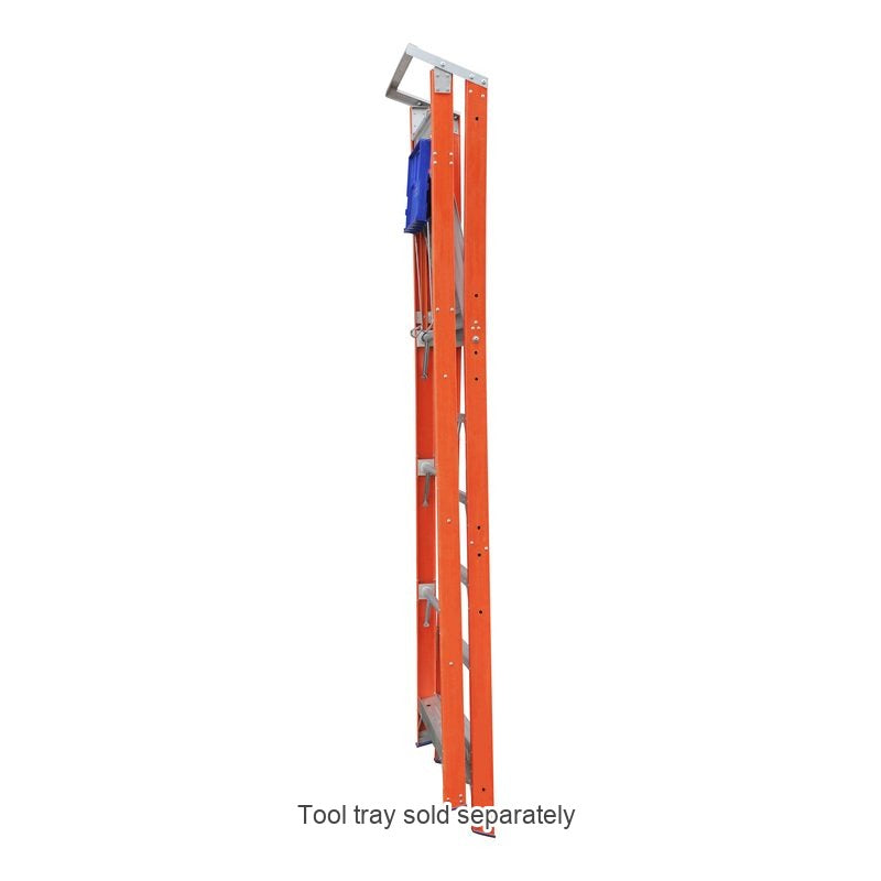 Indalex Pro Series Fibreglass Platform Ladder 12 Steps 3.6m 150kg Industrial PROPF15/12