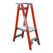 Indalex Pro Series Fibreglass Platform Ladder 2 Steps 0.6m 180kg Industrial PROPF5/2