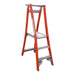 Indalex Pro Series Fibreglass Platform Ladder 3 Steps 0.9m 180kg Industrial PROPF6/3